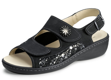 ELENA EDEN Sandale mit herausnehmbarem Leder-Kork-Fußbett