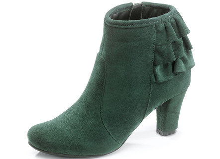 Trendige Stiefelette mit schöner Rüschenzier
