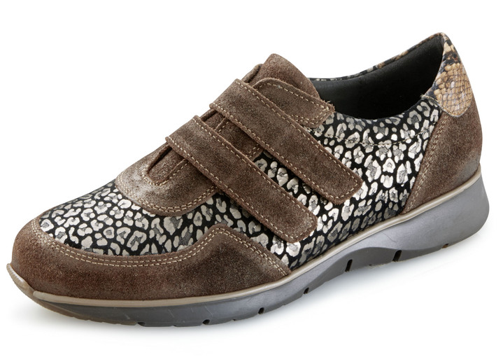 Komfortschuhe - Slipper mit flotter Prägung, in Größe 036 bis 042, in Farbe BRAUN Ansicht 1