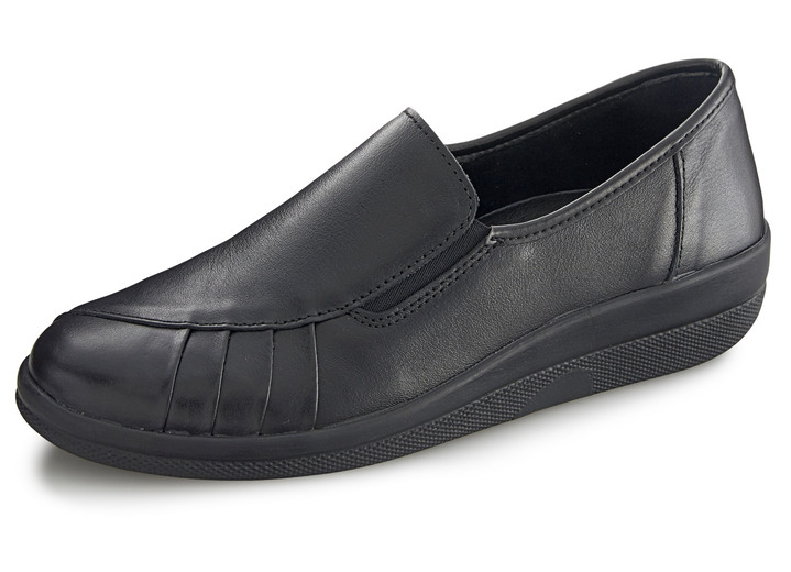 - Slipper mit Wechselfußbett, in Größe 036 bis 042, in Farbe SCHWARZ Ansicht 1