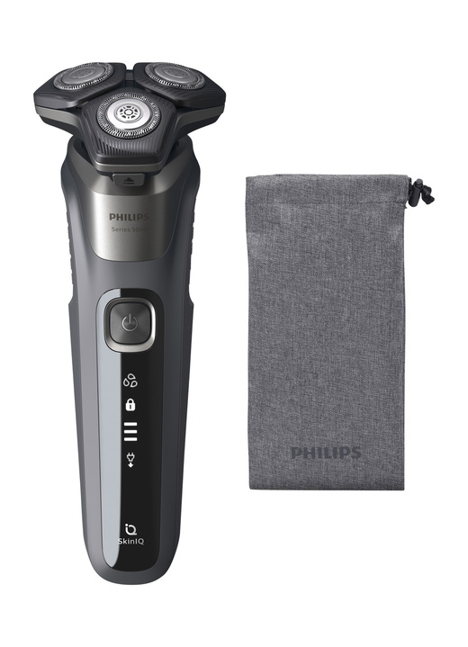 Rasierer & Haarentfernung - Philips Shaver Series 5000, in Farbe BLAU-GRAU, in Ausführung Philips S5587/10 Ansicht 1