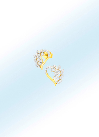 Romantische Herz Ohrstecker