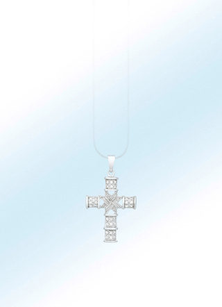 Toller Kreuz-Anhänger mit Diamanten