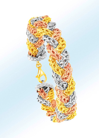 Wunderschöner Armband in Tricolor