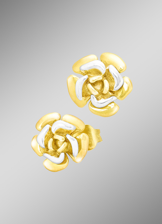 Ohrstecker in Bicolor Blume