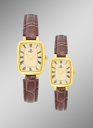 Klassische „Quality Time“-Quartz-Partneruhren