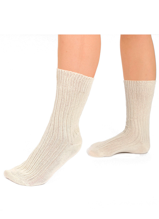 - BIO-Baumwollsocken für Damen und Herren, in Größe 001 bis 003, in Farbe NATUR