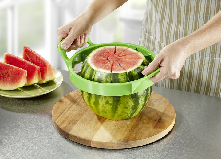 Messer & Schneidgeräte - Melonenschneider für eine Melonenhälfte, in Farbe GRÜN Ansicht 1