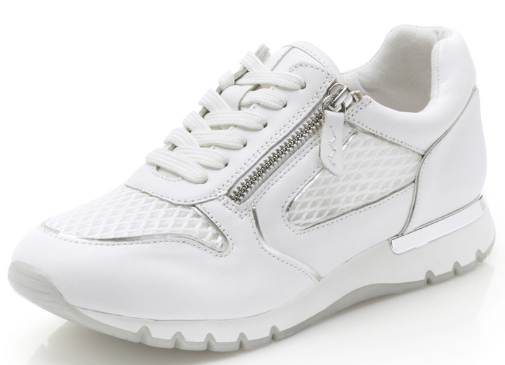 Komfortschuhe - Caprice, bequeme Damen-Sneaker, Weite H, mit herausnehmbarem Fußbett, in Größe 036 bis 042, in Farbe WEISS Ansicht 1