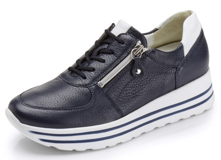 Waldläufer, bequeme Damen-Sneaker, Weite H, mit herausnehmbarem Fußbett
