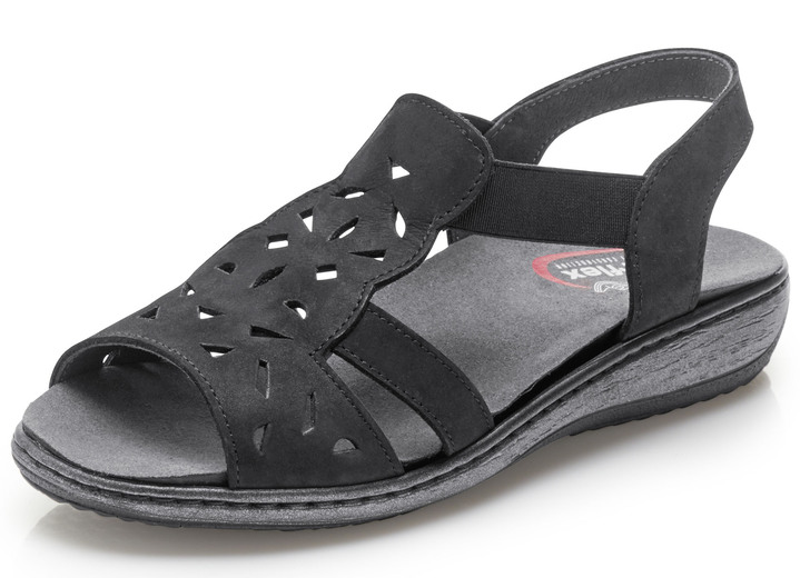 Komfortschuhe - ELENA EDEN Sandale in luftiger Ausführung , in Größe 036 bis 042, in Farbe SCHWARZ Ansicht 1