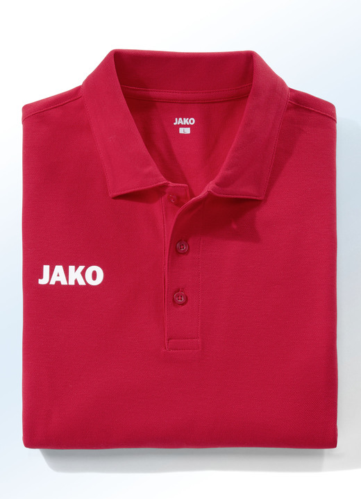 Sport- & Freizeitmode - Poloshirt von „Jako“ in 5 Farben Sport- & Freizeitmode - Poloshirt von „Jako“ in 5 Farben, in Größe 3XL (58/60) bis XXL (56), in Farbe ROT