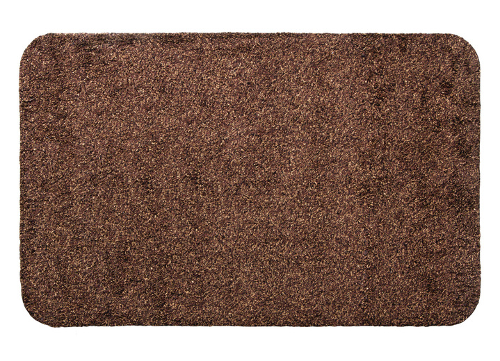 Fußmatten - Waschbare Schmutzfangmatte für innen und außen, in Größe 101 (40x 60 cm) bis 120 (100x150 cm), in Farbe BRAUN Ansicht 1
