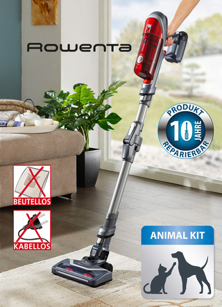 "Rowenta" RH9678 Akku-Handstaubsauger mit Mini-Turbo-Düse