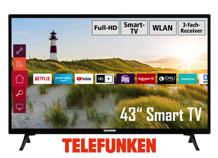 Telefunken XF43K550 Full-HD-LED-Fernseher