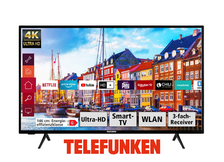 Telefunken 4K-Ultra-HD-LED-Fernseher