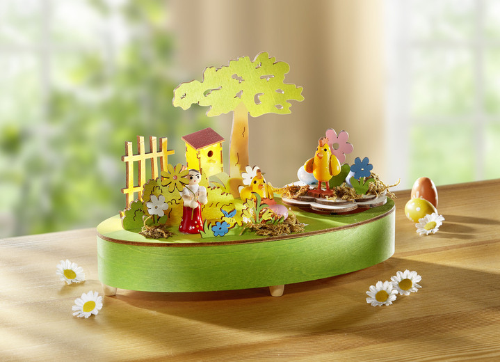 Geschenkideen - Bezaubernde Spieluhr aus Holz, in Farbe BUNT