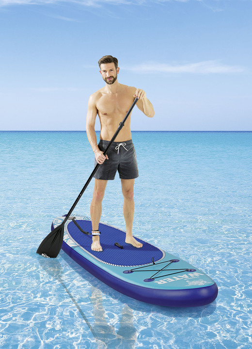 Fitness - Aufblasbares Stand-Up Paddle-Board von MAXXMEE, in Farbe BLAU Ansicht 1