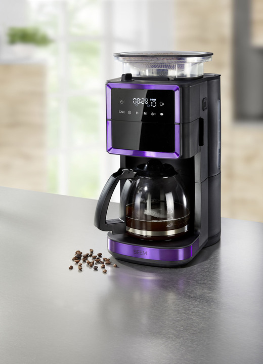 Kaffeemaschinen - Beem Fresh-Aroma-Perfect III Duo Kaffeemaschine mit Glas- und Thermokanne, in Farbe LILA Ansicht 1