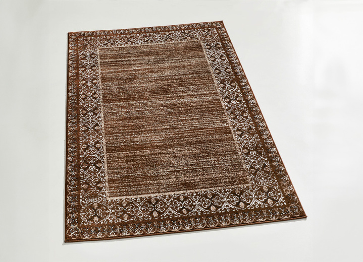 Klassisch - Hübsche Brücken und Teppiche mit Rankenmotiv, in Größe 111 (Brücke, 60x110 cm) bis 282 (Teppich, 200x290 cm), in Farbe BRAUN Ansicht 1