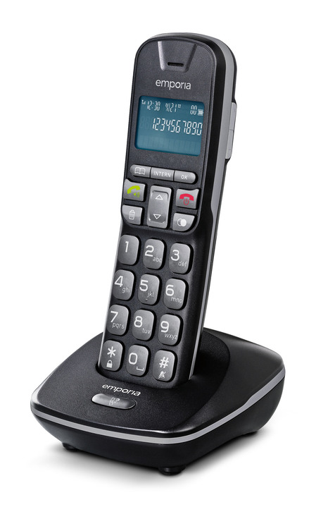 Smartphones & Telefone - Emporia TH-21 Großtasten-Telefon mit extra großen Tasten, in Farbe SCHWARZ, in Ausführung Großtasten-Telefon Ansicht 1