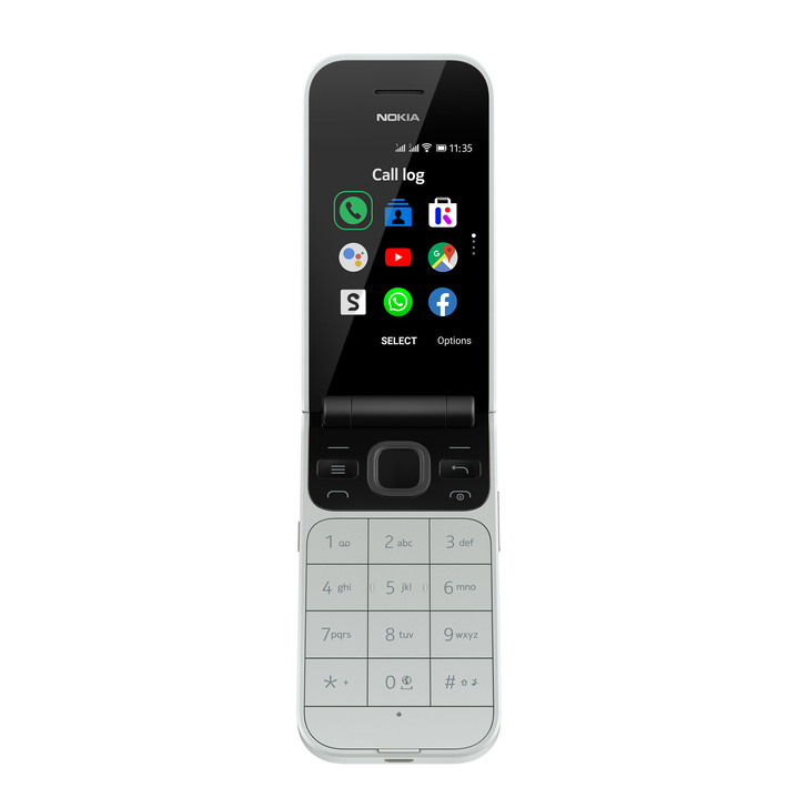 Smartphones & Telefone - Nokia 2720 Flip Großtasten-Klapphandy, in Farbe GRAU Ansicht 1