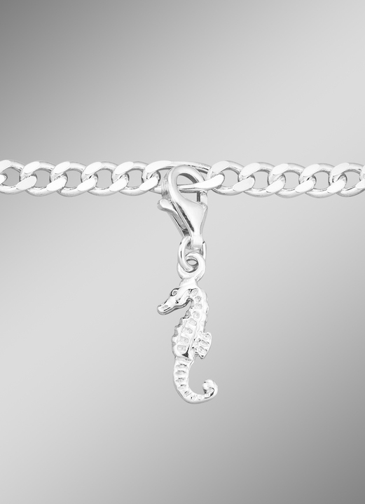 - Charm-Anhänger aus Silber, in Farbe , in Ausführung Seepferdchen Ansicht 1