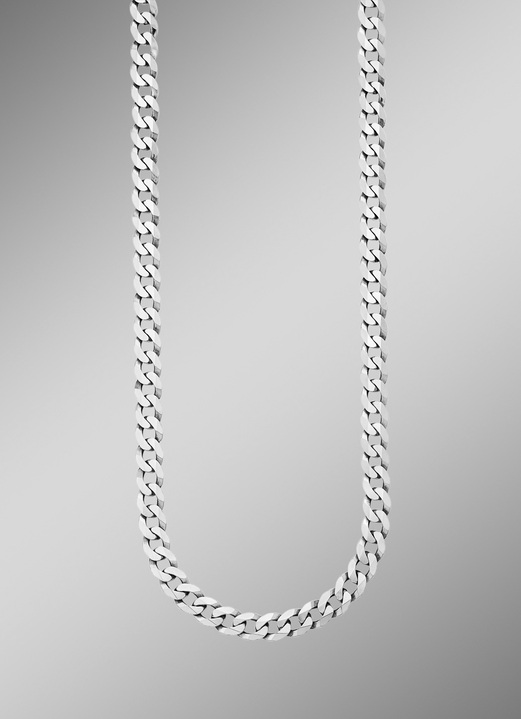 Halsketten & Armbänder - Zeitlose Panzerketten-Garnitur, in Farbe , in Ausführung Halskette, 50 cm Ansicht 1