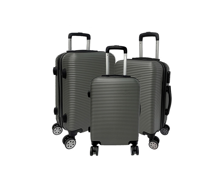 Reisen - Koffer-Set mit 4 Leichtlauf-Doppelrollen, in Farbe ANTHRAZIT Ansicht 1