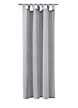 Übergardine in Leinenoptik