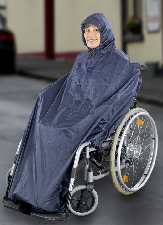 Rollatoren & Rollstühle - Rollstuhl-Regencape, in Farbe BLAU Ansicht 1