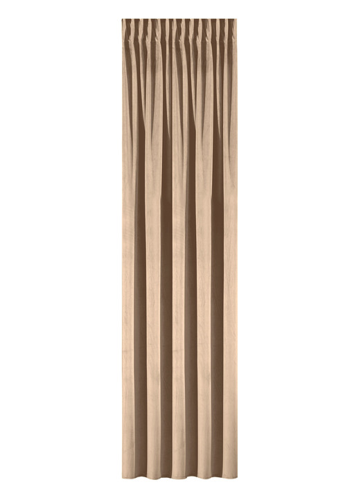 Klassisch - Energiespar-Verdunkelungsschal mit Multifunktionsband, in Größe 358 (H145xB140 cm) bis 456 (H245xB140 cm), in Farbe NATUR Ansicht 1