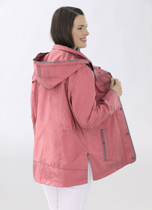 Jacken, Mäntel, Blazer - Funktionsjacke mit Reißverschluss an den Seitenschlitzen Jacken, Mäntel, Blazer - Funktionsjacke mit Reißverschluss an den Seitenschlitzen, in Größe 040 bis 060, in Farbe MELONE