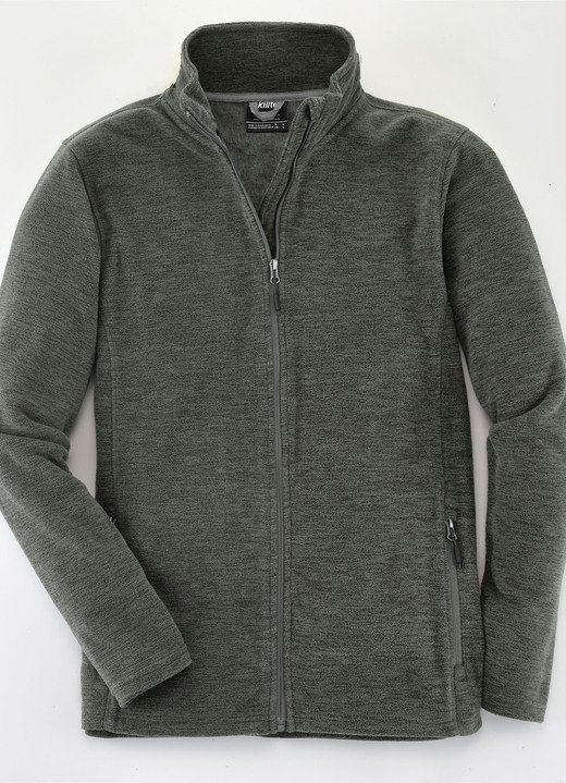Herrenmode - Fleecejacke von „Killtec“ in 3 Farben, in Größe 3XL (56) bis XXL (54), in Farbe OLIV Ansicht 1
