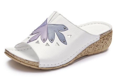 Gemini Pantolette aus schattiertem Rind-Nappaleder