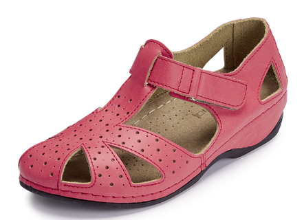 ELENA EDEN, klassische Damen-Sandalen, Weite H, mit Klettverschluss