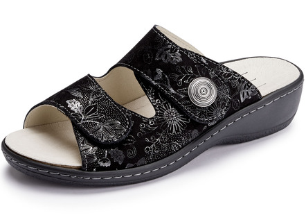 ELENA EDEN Pantolette mit zartem Metallicschimmer