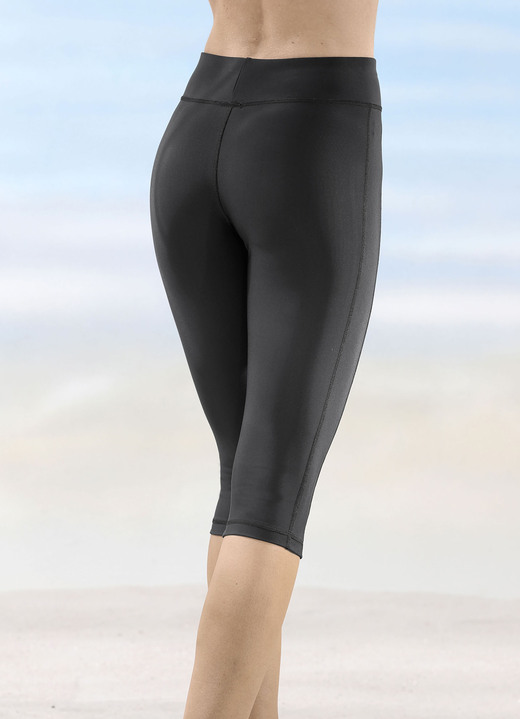 Bademode - Naturana Bade-Leggings, in Größe 038 bis 054, in Farbe SCHWARZ