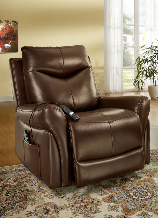 TV- & Relaxsessel - Bequemer Relaxsessel mit XXL-Sitzkomfort, in Farbe COGNAC, in Ausführung Relax-Sessel Ansicht 1