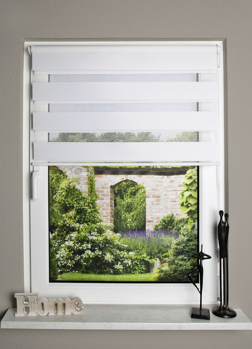 Modern - Kettenzugrollo mit Klemmträgern, in Größe 315 (H150x B40 cm) bis 324 (H150xB100 cm), in Farbe  Ansicht 1
