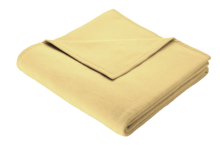 Decken - Supersofte Schlafdecke von Bocasa aus reiner Baumwolle, in Größe 185 (Schlafdecke, 100x150 cm) bis 325 (Schlafdecke, 150x220 cm), in Farbe GOLD Ansicht 1
