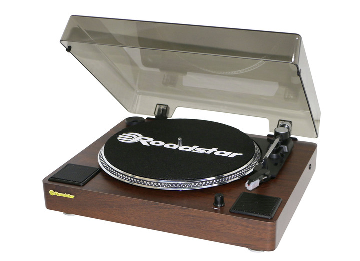 Nostalgie - Roadstar TT-260SPK Retro-Plattenspieler, in Farbe BRAUN