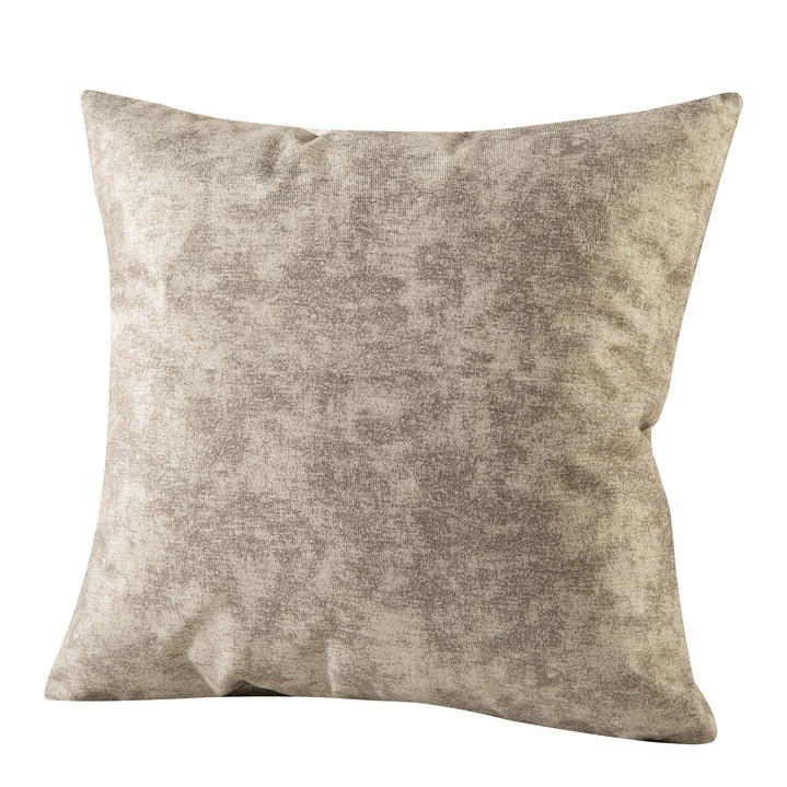 Kissenbezüge - Marmorierte Velours-Kissenbezüge, in Größe 105 (40x40 cm) bis 110 (50x50 cm), in Farbe BEIGE Ansicht 1
