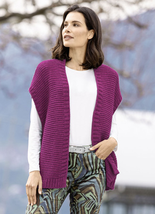 Strickweste mit Alpaka
