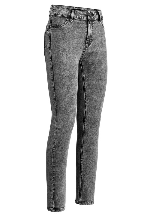 Jeans - Knöchellange, figurformende Jeans, in Größe 017 bis 050, in Farbe GRAFIT Ansicht 1