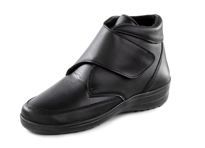 Komfortschuhe - ELENA EDEN, bequeme Damen-Stiefeletten, Winterschuhe, Weite H, mit herausnehmbarem Fußbett, in Größe 036 bis 042, in Farbe SCHWARZ Ansicht 1