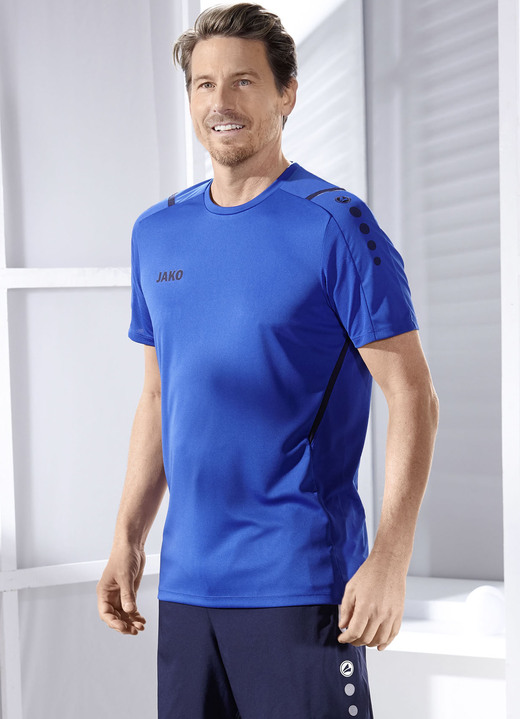 Sport- & Freizeitmode - T-Shirt von „Jako“ in 4 Farben, in Größe 3XL (58/60) bis XXL (56), in Farbe ROYALBLAU Ansicht 1