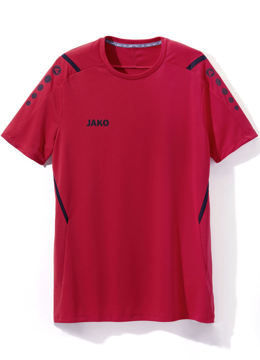 Sport- & Freizeitmode - T-Shirt von „Jako“ in 4 Farben, in Größe 3XL (58/60) bis XXL (56), in Farbe ROT Ansicht 1