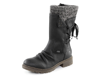 Rieker Stiefel in Knitteroptik