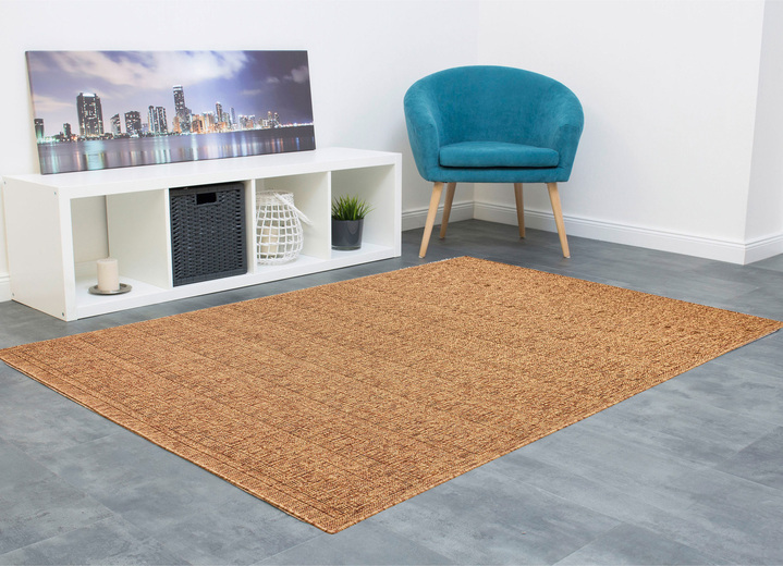 Modern - Moderne Brücken und Teppiche für den Innen- und Außenbereich, in Größe 109 (Brücke, 60x110 cm) bis 299 (Teppich, 300x400 cm), in Farbe COGNAC Ansicht 1